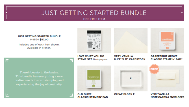 Share What You Love Just Getting Started Bundle